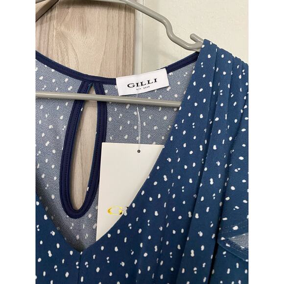 NWT Gilli blue and white dress size small - Picture 4 of 8